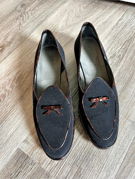 Stuart Weitzman Shoes - Stuart Weitzman Black & Brown Heeled Loafers